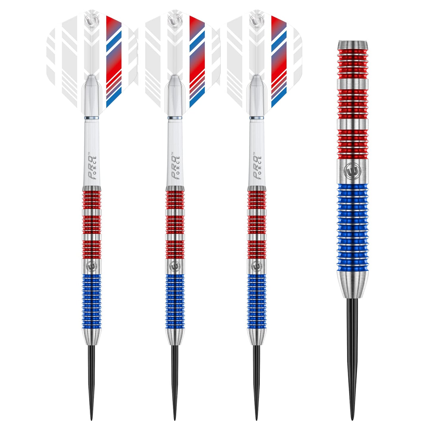 WINMAU Wildcats 23 gram Tungsten Darts Set with Flights and Stems (Shafts)