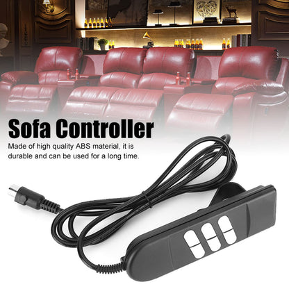 BSTCAR Armchair Chair Remote Control Butt 26×15×6 6-Button Sofa Control Lift Chair Hand Control for Household Appliances 5-Pin Male