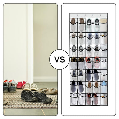 GAOHAN 35 Large Pockets Over Door Shoe Storage Organiser Wardrobe Shoe Rack