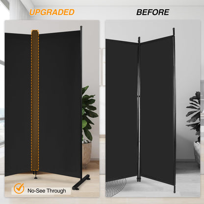 REDCAMP 4-Panel Portable Privacy Screen Freestanding with Sealing Strips