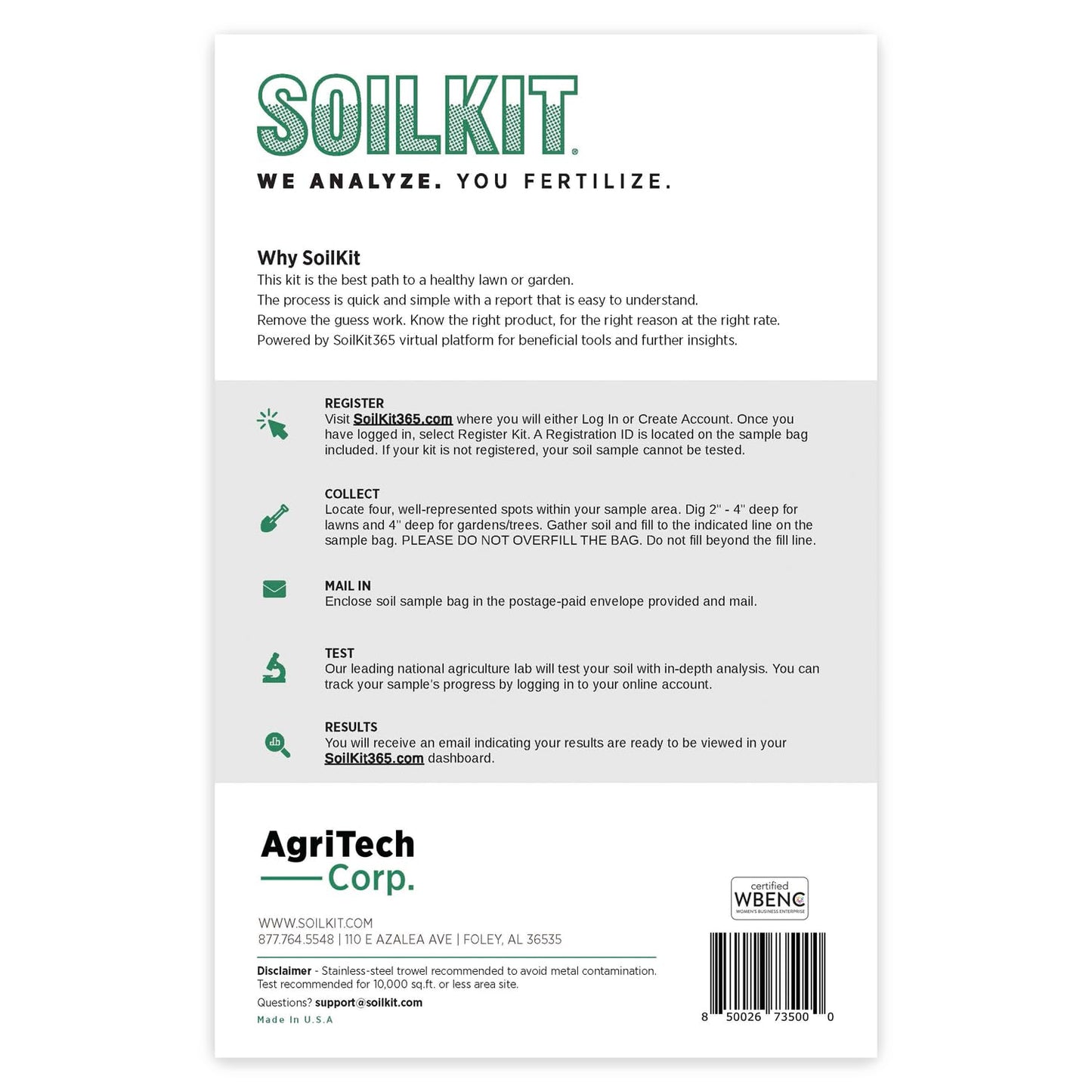 Soil Kit Soil Test Kit -Discover Your Lawn and Garden Fertility with PH Meter, Moisture, Nutrient and Mineral Analysis. Savvy Results Provide Custom