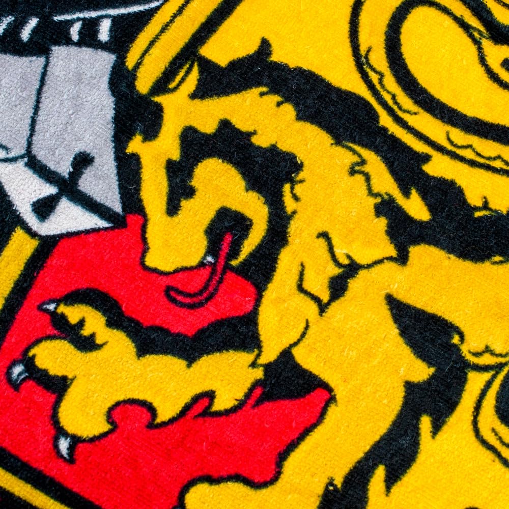 Harry Potter Towel - Gryffindor Quidditch House Crest Design - Red Gold Potter 07 - Beach Bath - HP Gifts for Kids Adults Men Women