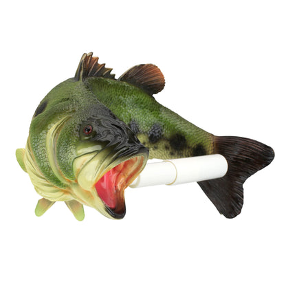 Design Toscano JQ10197 Reeling Trout Bathroom Toilet Paper Holder, Multi-Colour, 15x23x16.5 cm