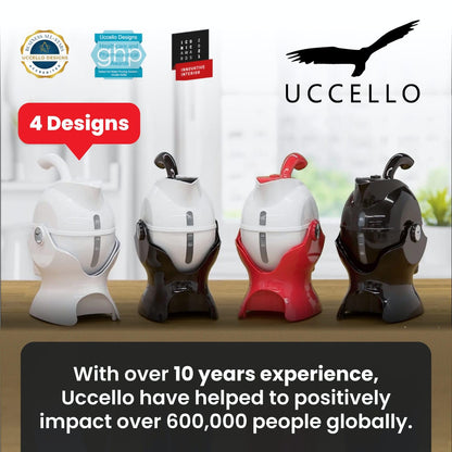 Uccello Electric Safety Kettle | Black Tipper Base Included | Effortless Pour Every Time | Daily Living Drinking Aid For Disabled and Seniors | 1.5