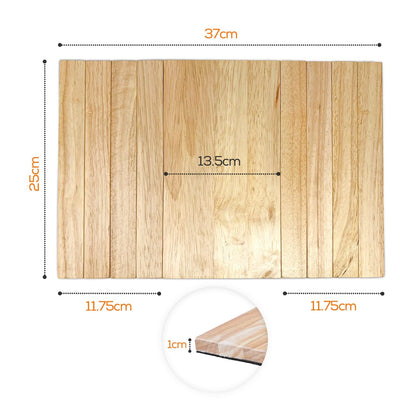 WINSOME Wooden Sofa Arm Tray Foldable Sofa Tray Couch Armrest Table Flexible Arm chair Tray Perfect for Drink Snacks, Magazine, and Remote