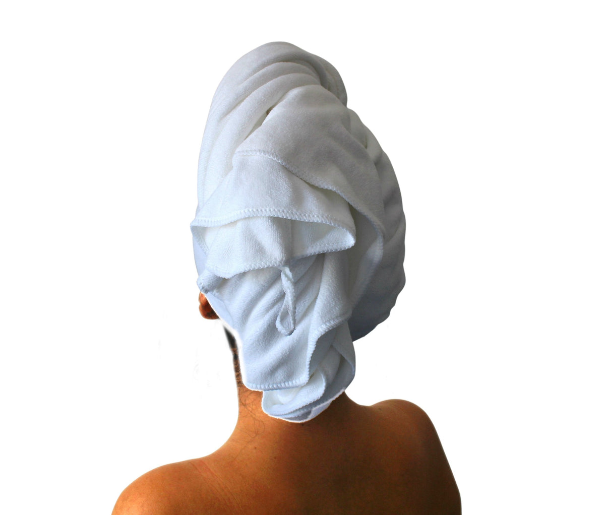 Immaculate Textiles XL Premium Microfibre Hair Drying Towel/Turban/Wrap - 130x65cm (51x25in) - 400GSM : Super Soft, Extra Long