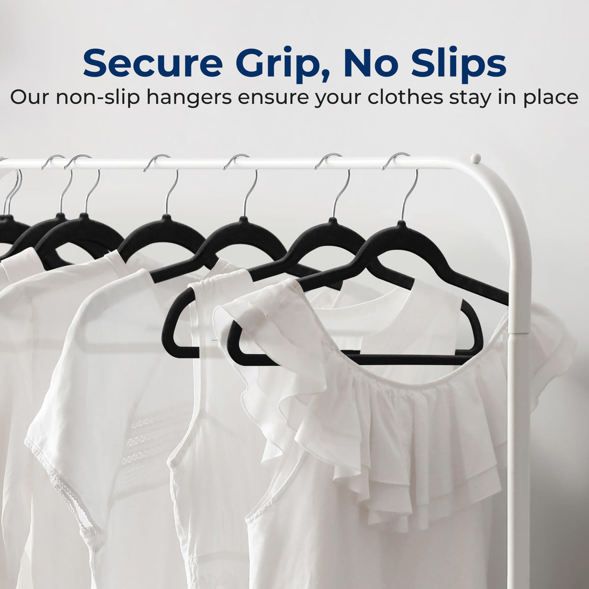 30 Pieces Velvet Hangers - Space Saving Heavy Duty Slim Suit Clothes Hanger Set with 360 Degree Swivel Metal Hook, Can Hold Up to 10 Lbs. For Coats
