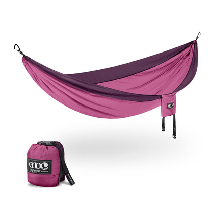 ENO, Eagles Nest Outfitters SingleNest Lightweight Camping Hammock, Berry/Plum