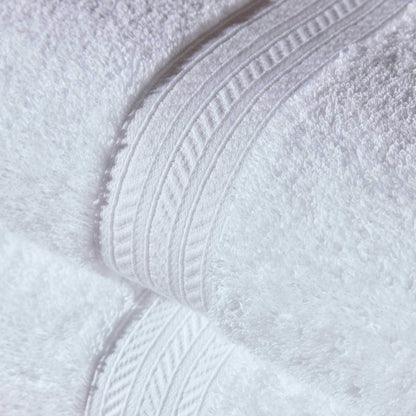 Christy Renaissance 4 Face Cloths Set | White | 100% Egyptian Cotton | Luxuriously Soft and Super Absorbent | 675 GSM | 4 Wash Cloth Flannels