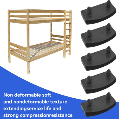 12 Pcs Plastic Bed Slat Holders, Bed Slats Holders, Black Replacement Bed Slats Holders, Plastic Bed Slat Caps