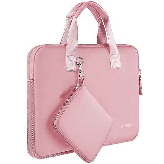 Laptop Sleeve Elastic Neoprene Case Compatible with 13-14 inch MacBook Air/Pro M1 M2, XPS 13, Surface Laptop 13.5", Water Repellent Notebooks Hand Bag