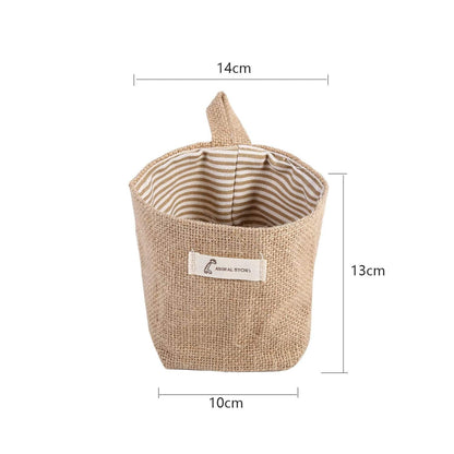 3 Pcs Small Hanging Storage Basket, Hanging Bag, Wall Hanging Basket