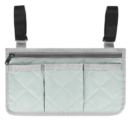 TIXIPEM 1-Pack Beach Chair Armrest Bag 12.8"x7" Polyester Grey