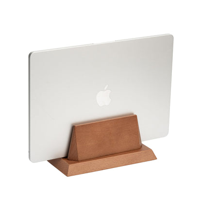 ZMARKRAFT® Vertical Laptop Stand, Solid Wood Organizer for MacBook