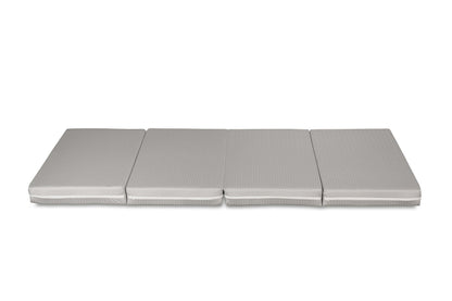 EVERGREENWEB - Single Mattress 80x190 10 cm high Multifunctional, convertible into a comfortable Futon Pouf Space-saving Folding Bed 4 parts