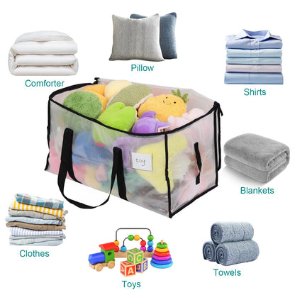 Dntorx 2 Pack 90L Moving Bags Heavy Duty Storage Bag Dorm Moving Essential