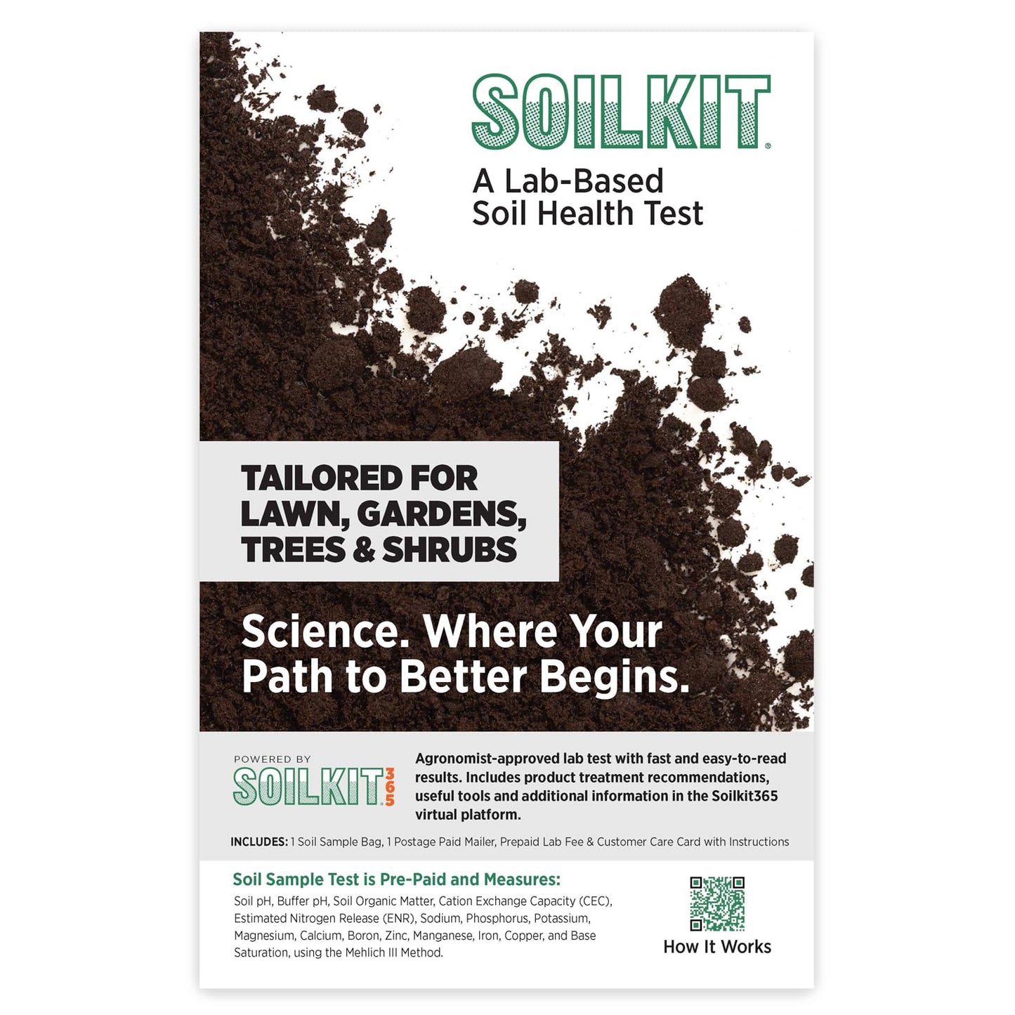 Soil Kit Soil Test Kit -Discover Your Lawn and Garden Fertility with PH Meter, Moisture, Nutrient and Mineral Analysis. Savvy Results Provide Custom