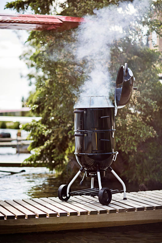 R?sle 25045 Number 1 F50/F50-S Protective Cover Smoker, Black, 70x70x130 cm