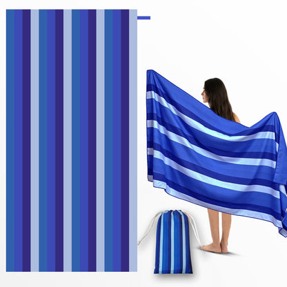 Anavasi Microfibre Beach Towels for Adults, 1 Pack 180 x 90cm 100% Recycled