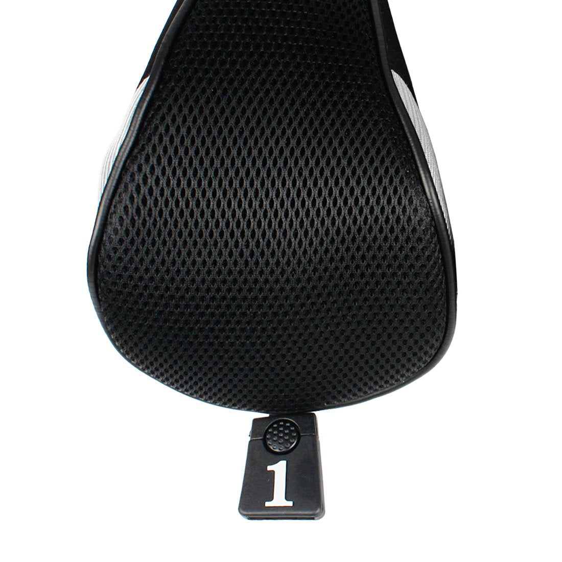 Andux 5pcs/Set Golf 460cc Driver Fairway Wood Club Head Covers Long Neck Black/Black