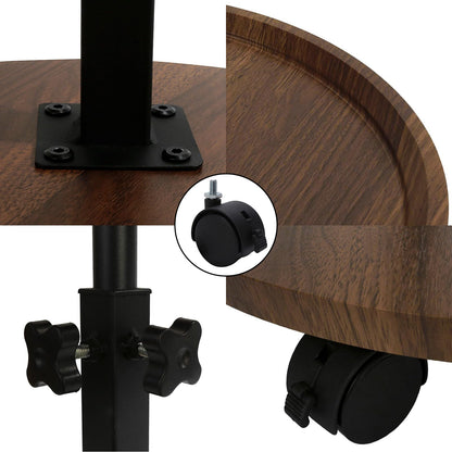 Kiss Me Living Room Side Table, Round End Table, Adjustable Coffee Table