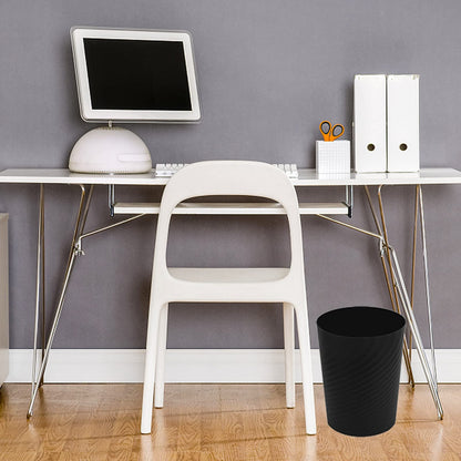 UUJOLY Plastic Small Trash Can Wastebasket, Garbage Container Basket for Bathrooms, Laundry Room, Kitchens, Offices, Kids Rooms, Dorms,