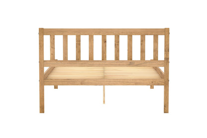 Birlea Pine Small Double Bed Frame 4FT Bedstead Lisbon Rustic Corona Solid Pine