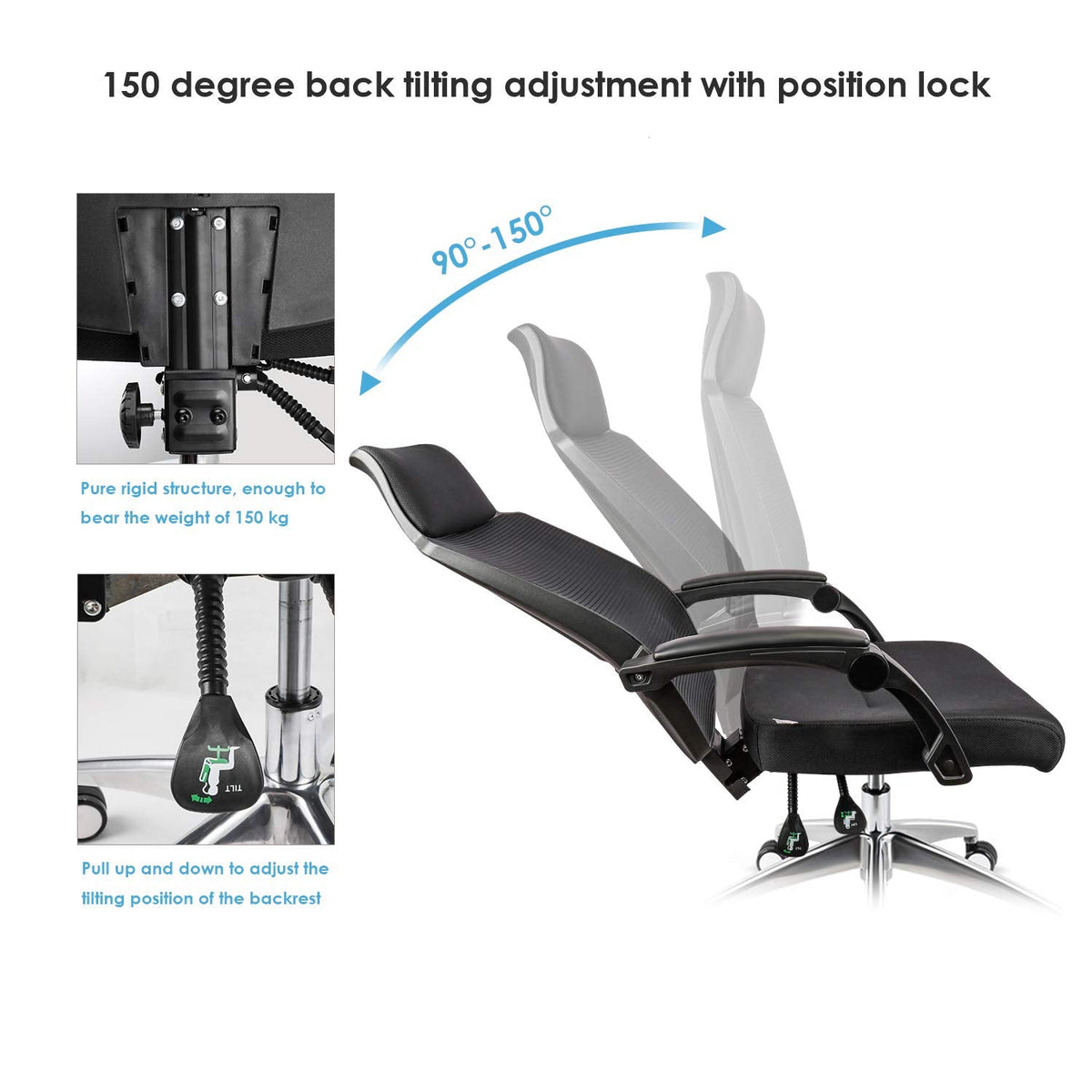 mfavour Office Chair MFV007, black, 5054574094465