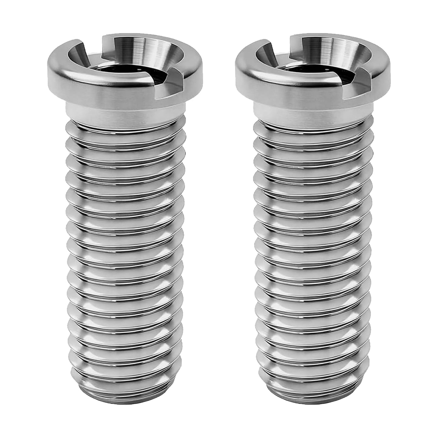 Sink Basket Strainer Screw, 2-Pack 35mm M12 Stainless Steel Hollow Drain Connector Replacement for Kitchen Sink & Wash Basin Waste Valve