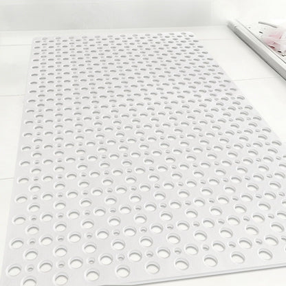 Mofonky Non Slip Shower Mat: 90 x 60 cm Large Shower Mats for Inside Shower - Soft TPE Anti Slip Anti Mould Long Shower Matt with Large Drain Holes