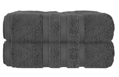 Uk Furniture 2 Pack Extra Large|95x200cm| Super Jumbo Bath Sheet Towels100% Egyptian Cotton 700GSM Super Soft Towel Set. (Charcoal)