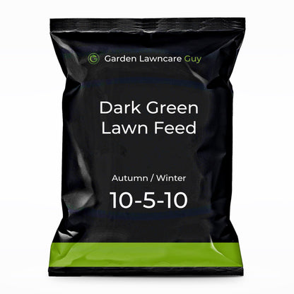 Dark Green Lawn Fertiliser - Autumn/Winter Grass Feed - Fast Acting & Long Lasting - Safe for Gardens - Child and Pet Friendly Turf Thickener - Garden