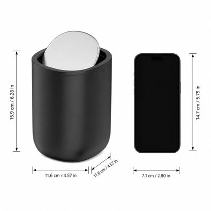 EverGrove Mini Table Bin,Desktop Trash Can