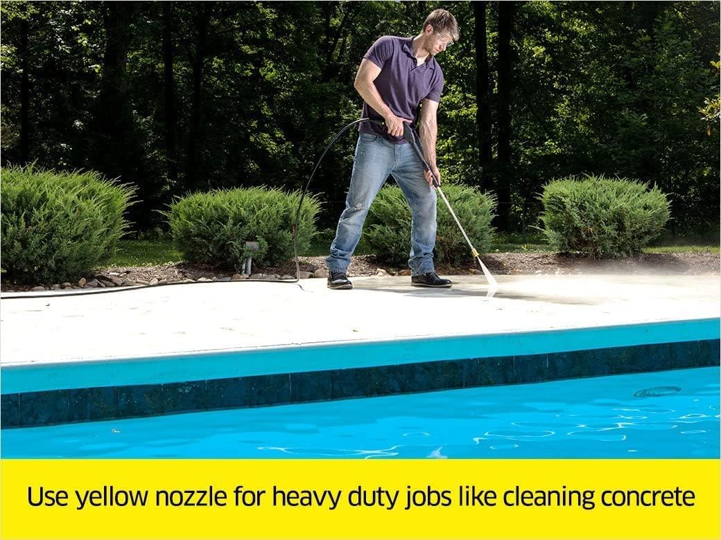 K?rcher 5 Piece Spray Nozzle Kit for Pressure Washers up to 4000 PSI - Quick Connect Fitting - Universal