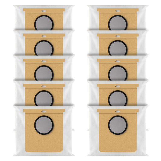 10 Pack Vacuum Bags for Eufy L50 SES, L60 SES Robot Vacuum Cleaner Replacement Dust Bags Accessories
