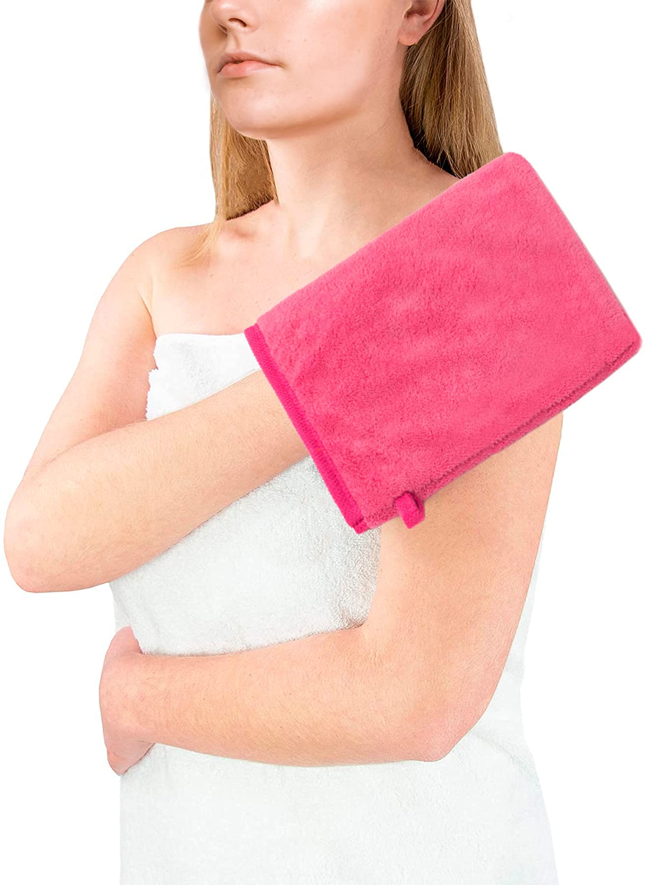 Pack of 8 Fluffy Microfibre Wash Mitts