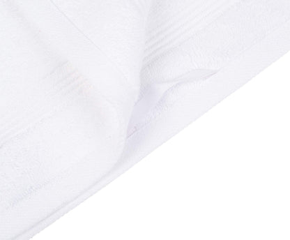 Gözze - New York Faceloths, Set of 4, Soft and Absorbent, 100% Cotton, 30 x 30 cm - White
