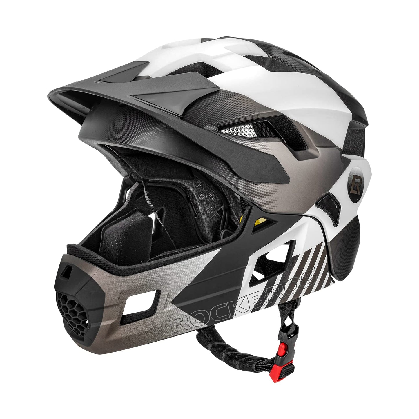 ROCKBROS Kids Helmet Toddlers Bike Helmet Full Face for Baby Child Youth BMX MTB Scooter Roller Skating Skateboard Adjustable Breathable Safety Crash