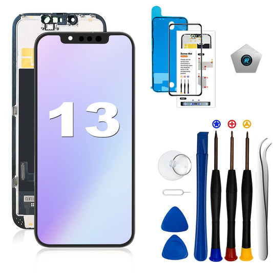 EFAITHLIFE for iPhone 13 LCD Screen Replacement 6.1 inch(Model A2633 A2482 A2631 A2634 A2635) Display digitizer Assembly Touch Screen,with Frame