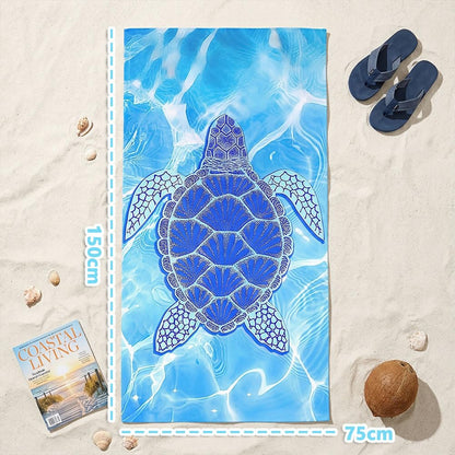 Doodlewitz Large Quick Dry Microfibre Beach Bath Towel for Adult