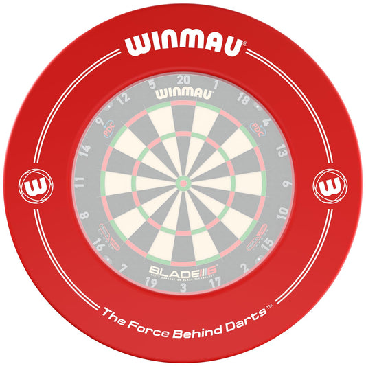 WINMAU Red Printed Dart Board Surround Ring ? Durable Wall Protector for Dartboards