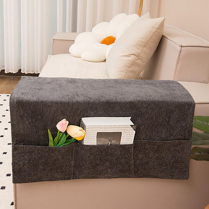 TINAYAUE Sofa Armrest Organiser with 3 Large Pockets for Remote Control, Keys, Glasses