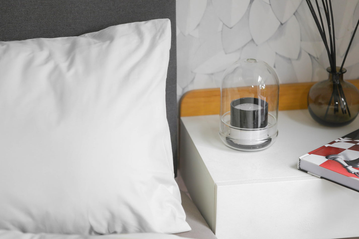 lekka EASY-CHANGE & EASY-IRON, ZIP-AROUND Duvet Cover Set for Double Size Bed (White)