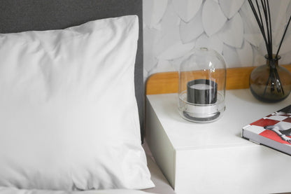 lekka EASY-CHANGE & EASY-IRON, ZIP-AROUND Duvet Cover Set for Double Size Bed (White)