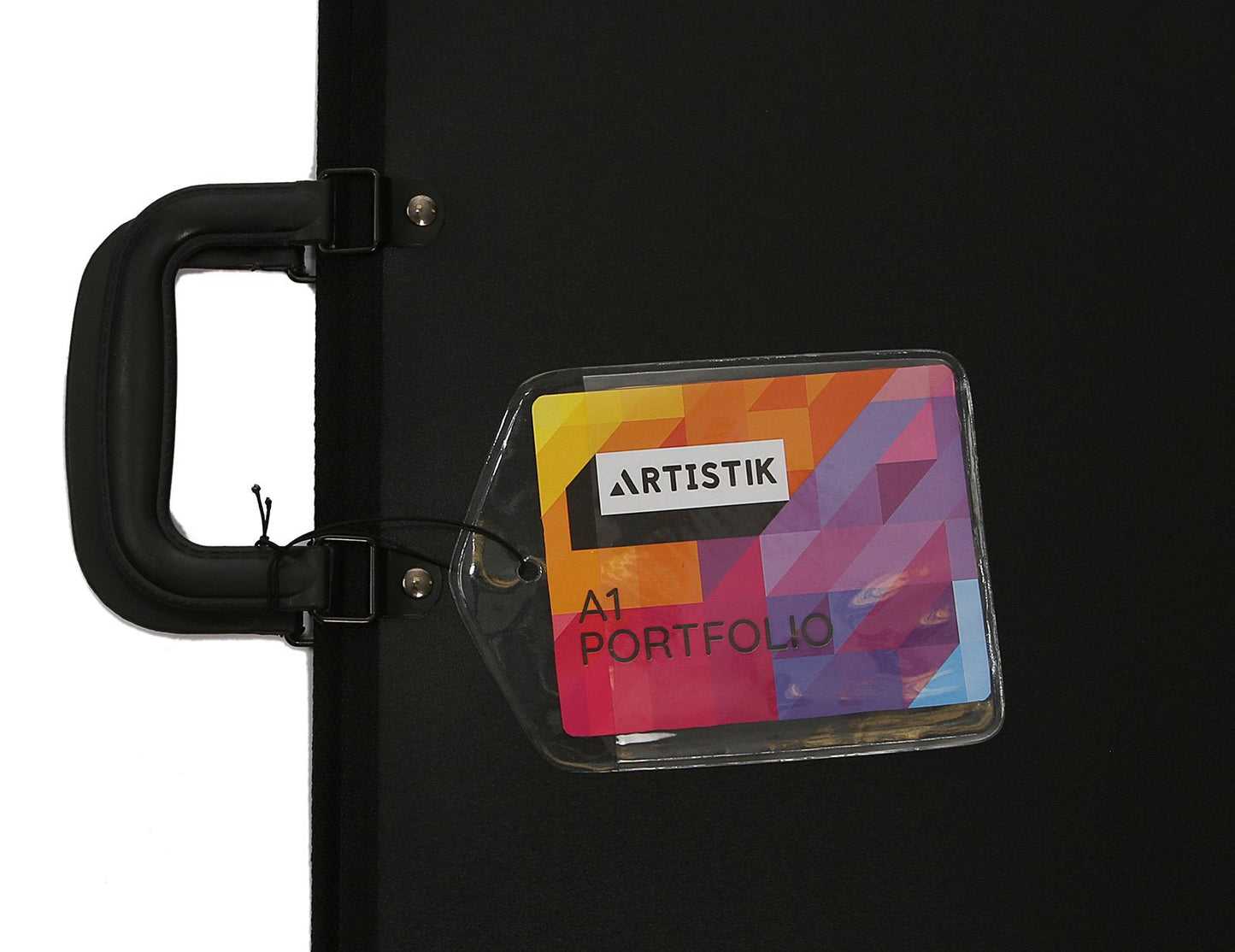 ARTISTIK Professional A1 Portfolio Case | Weather Resistant Art Folder (A1, A2, A3) | Carry Case with Adjustable Shoulder Strap | Black Artist Folder