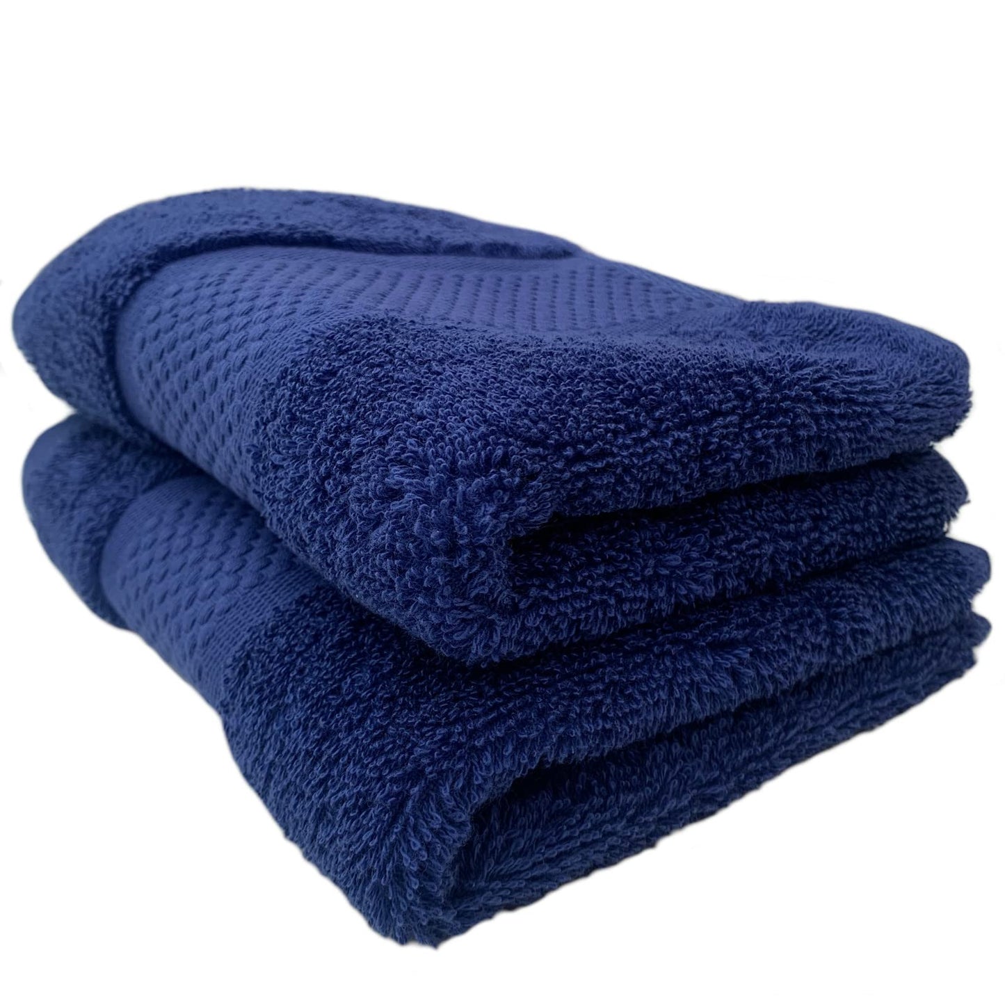 Sue Rossi Guest Towels 30 x 50cm Set Of 2, Organic Turkish Combed Cotton, 600gsm Thick, Soft & Absorbent Bathroom Or Kitchen Small Hand Towel