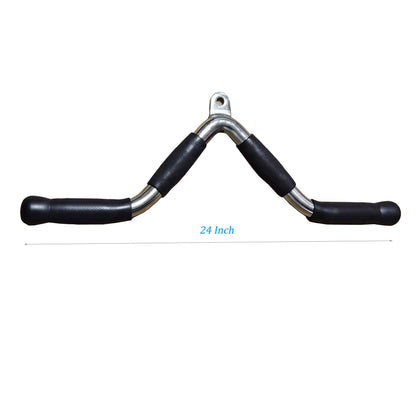 Barbell Cable Attachment For Cable Machines, Lat Pull Down Bar Cable Machine Attachments, Tricep Press Down Bar, Revolving Straight Curl Pulldown Bar