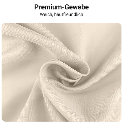 Lerores Shower Curtain, 80 x 200 cm, Beige, Weighted Hem, Anti-Mould Textile, Water-Repellent, Washable Polyester Fabric Bath Curtains for Bathroom