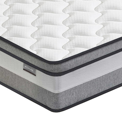 Giovanly Small Double Mattress,Hybrid Mattresses in a box with Memory Foam,Medium Firm