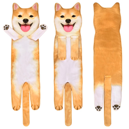 AGRIMONY Shiba Inu Dog Funny Hand Towel - Soft, Absorbent, Cute Decor for Bathroom & Kitchen for Dog Lovers